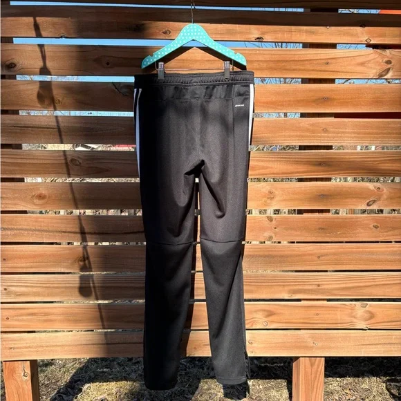 Adidas Black Joggers with White Stripes - Picture 3 of 6